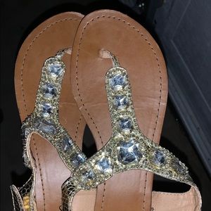 Rhinestone sandals